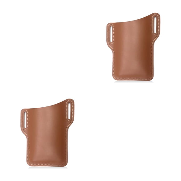 Advancent Niño cintura cinturón PU teléfono móvil protección almacenamiento estuche paquetes monedero accesorio al aire libre Camping senderismo Type1 NO1 Advancent CBP252330