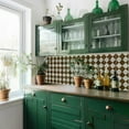 thumbnail image 5 of Mi Alma Removable Vinyl Brown Rustic Backsplash Tile Stickers, 24pcs, 5 of 14
