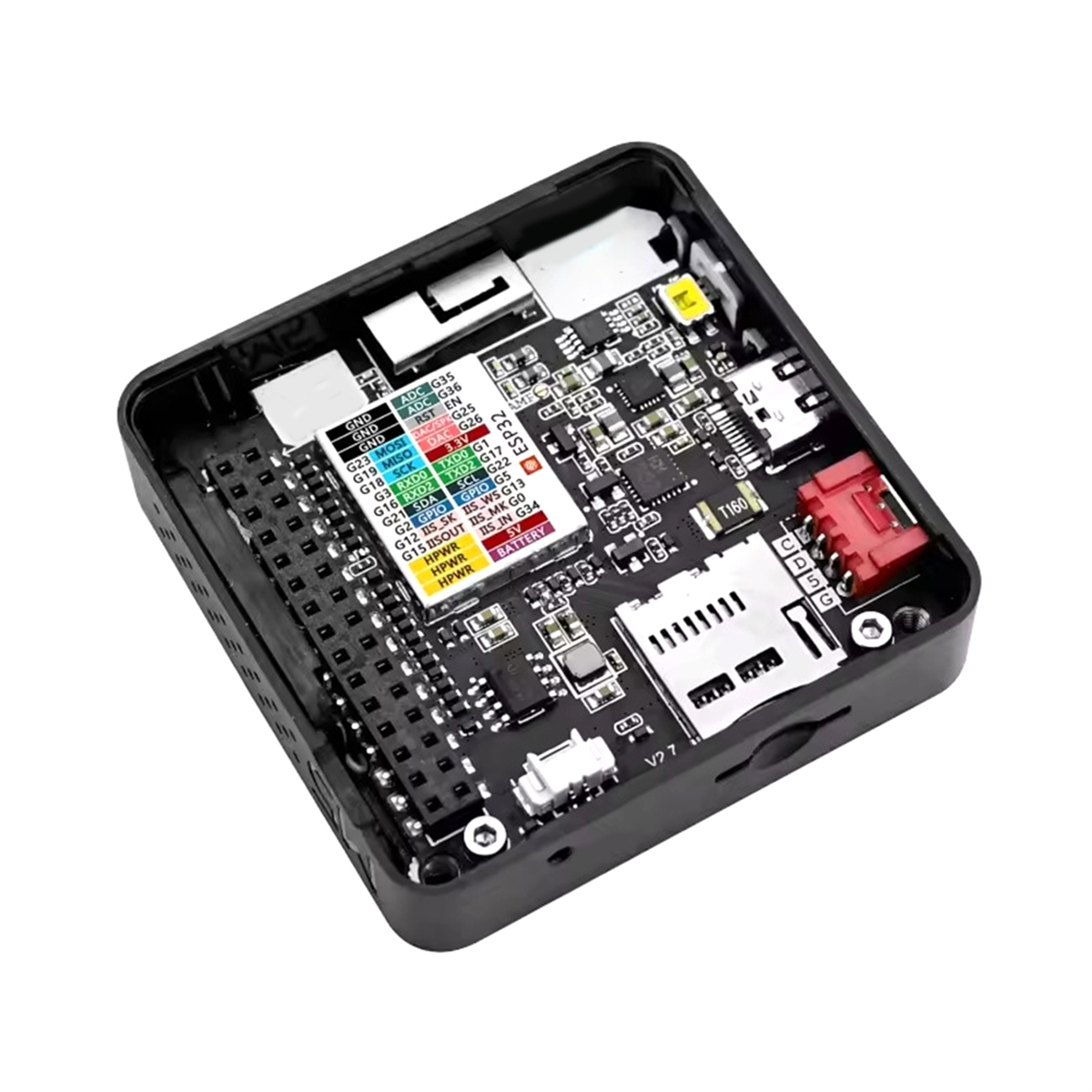 Esp32 Basic Core Lot Development Kit V2.7 2-Inch Full-Color HD Ips Display Built-in Speaker Tf Card Slot,1 * Esp32 Basic Core,As Shown