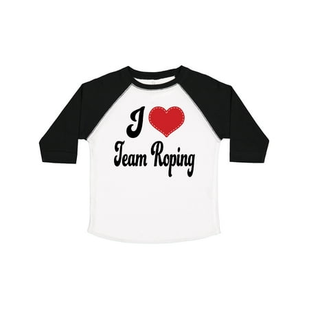 

Inktastic I Love Team Roping Gift Toddler Boy or Toddler Girl T-Shirt