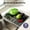 15.74*11.81in Black, variant on Foldable Over Sink Dish Drying Rack, Diatomaceous Earth Over the Sink Dish Drying Rack with Instant Water Absorption, 15.74*11.81in Gray