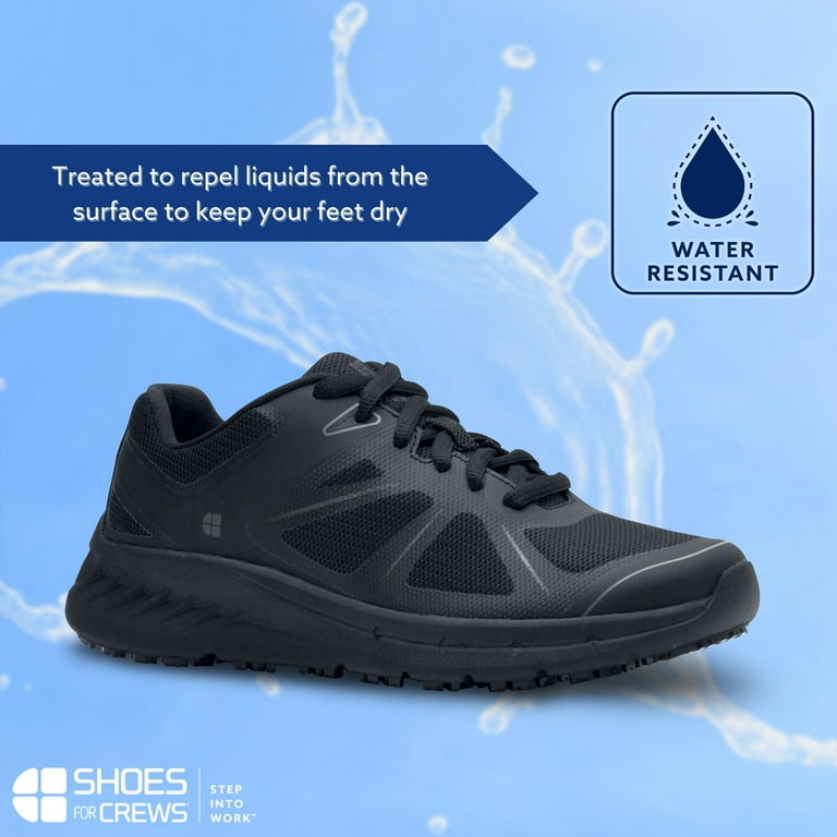 Shoes for Crews Vitality II, Women's Slip Resistant Work Shoes, Water Resistant, Black Shoes for Crews Vitality II, Women's Slip Resistant Work Shoes, Water Resistant, Black