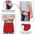 thumbnail image 4 of Delantal de Cintura Utopia Wear Paquete de 4 para Meseros Rojo 30 cm, 4 of 6
