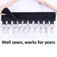 thumbnail image 2 of fastboy Portable Fabric Storage Hanger Folding Hat Clip Storage Rack 10 Clips Hat Clothes Rack Baseball Hat Rack, 2 of 6