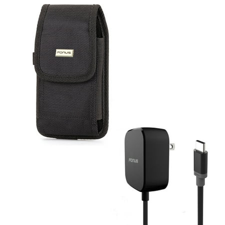 Rugged Durable Case w 15W Adaptive Fast Quick Home Charger 5ft Long Cable Turbo Charging G9Y for