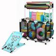 thumbnail image 1 of Yescom Bac de Rangement Flottant pour Piscine de 270 Gallons avec Sac de Haricots Portable, Jeu de Lancer, Plateau de Maïs, 1 of 10
