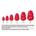 thumbnail image 3 of Classic Dog Gourd Toy Classic Rubber Chew Chase and Fetch Fun-Red, 3 of 9