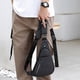 thumbnail image 3 of Bolsa De Hombro Bolso De Hombro Bolso bandolera de nailon antirrobo para hombre de pecho deportiva para correr y viajar (negro izquierdo), 3 of 9
