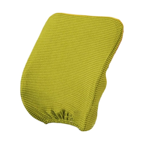 Matsuzay Chair Cover Slipcover Stretch Seat Computer Home Anti-dust Protection Universal Anti-Dirty Solid Ornaments Set Cubiertas para muebles de jardín Amarillo/Respaldo
