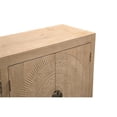 thumbnail image 4 of Taran Designs Chateau 6-door Carved Solid Wood Sideboard in Beige, 4 of 6