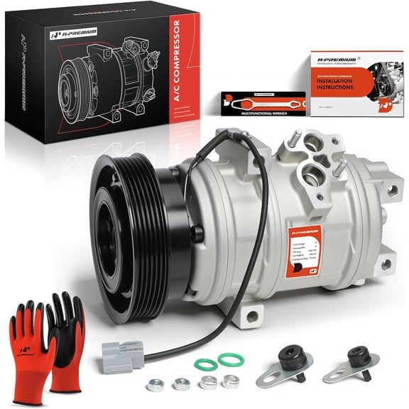 A-Premium AC Compressor with Clutch Compatible with Acura CL 2001-2003 TL 1999-2003 Honda Accord 2001-2002
