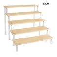 thumbnail image 5 of 1-5 Layers Wooden Ladder Rack Acrylic Multi-layer Ladder Display Rack, 5 of 11
