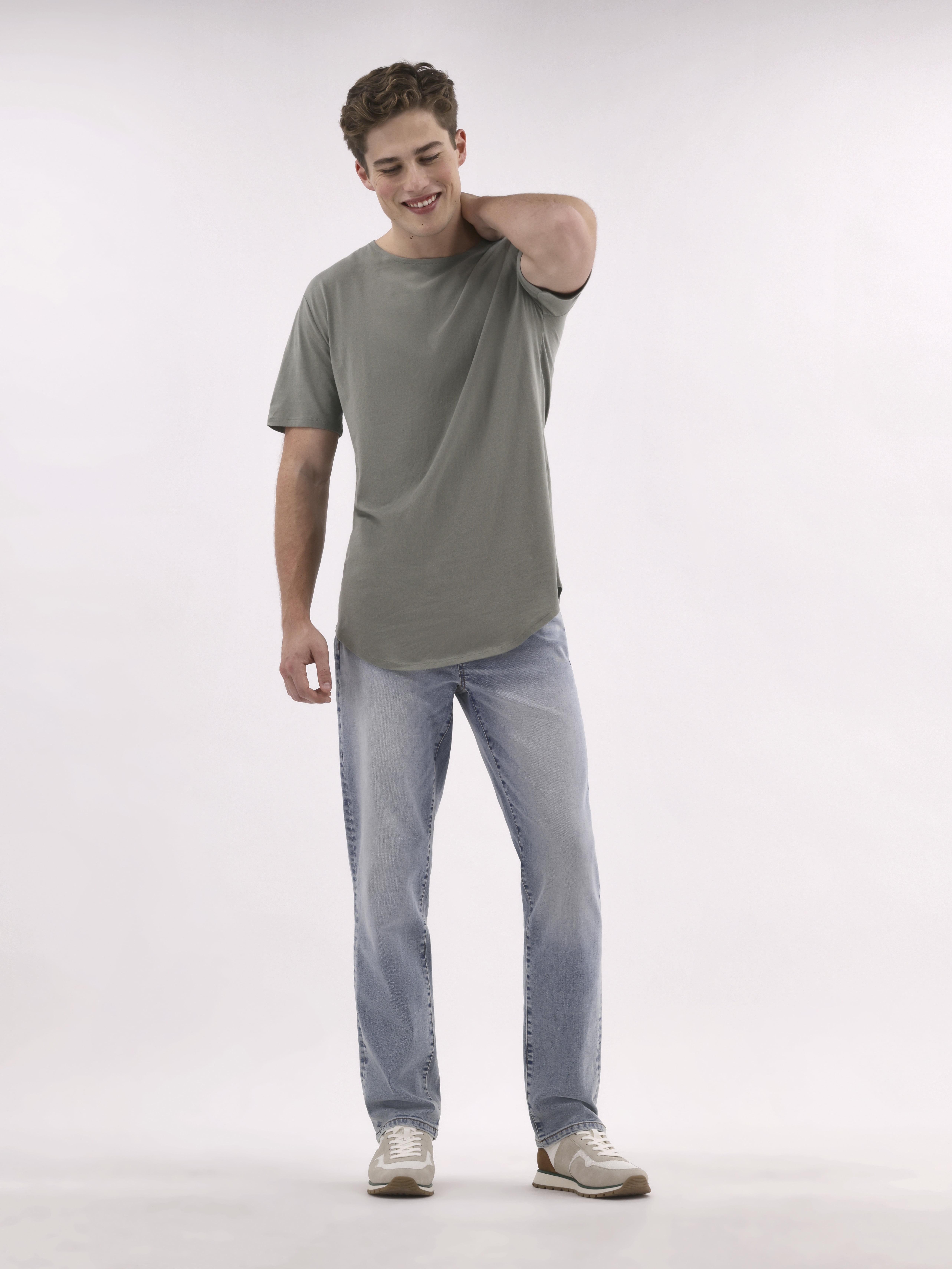 No Boundaries Men's & Big Men's Straight Fit Jeans with Stretch