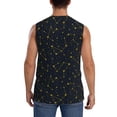 thumbnail image 4 of Goofa Constellation Printed Men's Sleeveless T-Shirt - Athletic Gym Workout Tank Top for Men - Moisture-Wicking, UPF 30+ Quick-Dry Muscle Tee-XX-Large, 4 of 8