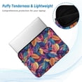 thumbnail image 2 of FORMRS 15-15.6 inch Laptop Sleeve Case Soft Carrying Quilted Computer Bag Cover, Colorful Art Leaves Pattern, 2 of 7