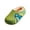 Green, variant on XUNKUSGA Toddler Slippers Cute Cartoon Non‑Slip Waterproof Kids Clogs Casual Closed Toe House Slides Warm Plush Lined Winter Indoor Outdoor Slippers for Little Girls Boys Green 2.5-3.5 Years