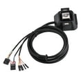 thumbnail image 1 of Desktop PC Case Switch with Dual USB Ports, Power Reset Button, Audio Microphone Port, 1.55m Length, Super Convenient, 1 of 7
