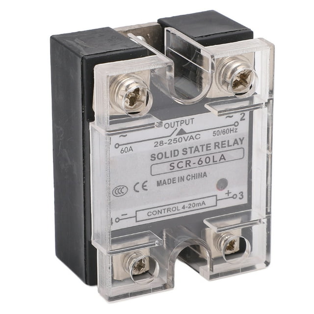 "High-Performance 4-20mA Input SSR Module with 28-250VAC Output - Silent, Spark-Free & Durable for Motors, Heating & Lighting Systems"
