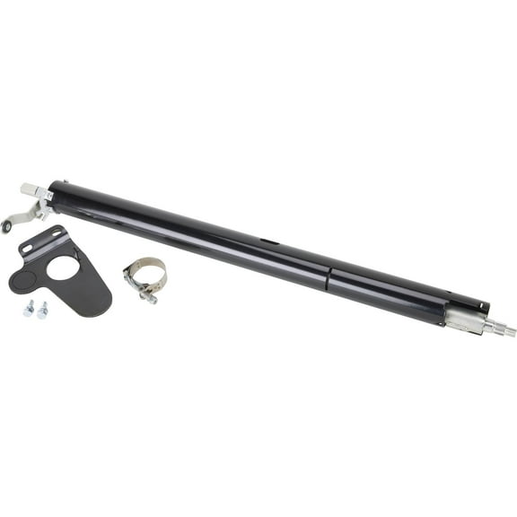 Speedway Motors Power Steering Column Conversion Kit Compatible with 1955-1956 Chevy Use Original Automatic Column with 500 600 or 605 Box Includes Tube Shaft Floor Plate