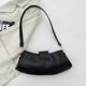 thumbnail image 5 of Bolsa de hombro plisado Color sólido PU Cuero Cloud Underarm Bag para fiesta (Negro) Tmvgtek Para Estrenar, 5 of 9
