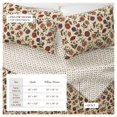 thumbnail image 3 of Floral Quilt Set - Lightweight, Soft, All-Season - 2-Piece Reversible Floral Bedding Set (Twin / Twin XL, Heritage Floral), 3 of 6