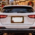thumbnail image 4 of Christmas License Plate Frame, Festive Vehicle Plate Border for Standard Us Mounting Holes, Seasonal Car Exterior Decoration, Holiday Auto Accessory Accent, Seasonal Home Accent, A, 4 of 6