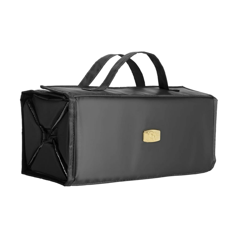 Joy Mangano Medium Better Beauty Case Rollup Organizer Black
