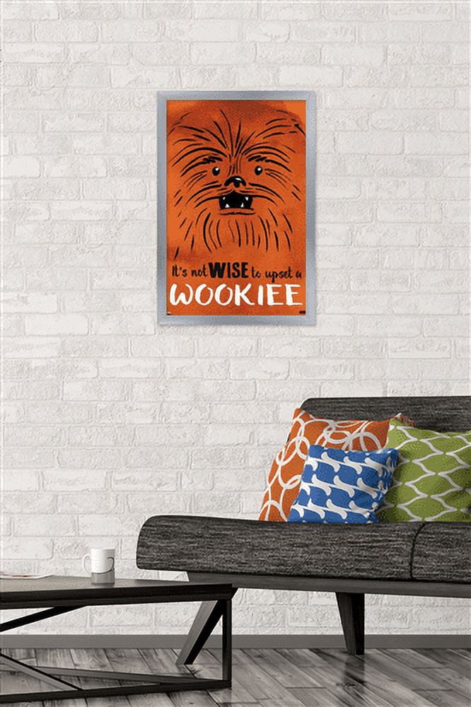 Star Wars: Saga - Upset A Wookiee Wall Poster, 14.725" x 22.375", Framed