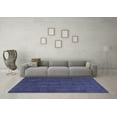 thumbnail image 3 of Ahgly Company Indoor Rectangle Abstract Blue Modern Area Rugs, 8' x 10', 3 of 4