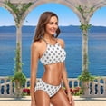 thumbnail image 4 of Dreamtimes Womens Cute Animal Pattern Summer Hot 2 Pcs High Waist Halter Swimsuit Bikini Set, Small, 4 of 6