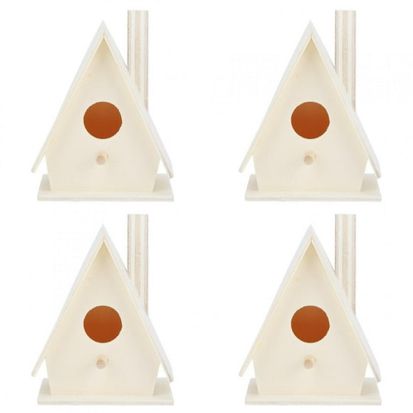 Birds Supplies Wooden Bird House, Bird House, 4Pcs Non- For Other Wild Animals Swallows Birds Parrots
