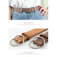 thumbnail image 6 of Biezeib Womens Heart Buckle Belt Matte Wide Waist PU Leather Belt Fashion Accessories for Jeans Sweater Dress Overcoat, 6 of 6