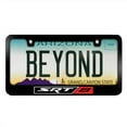 thumbnail image 3 of SRT8 Logo Black Metal License Plate Frame, 3 of 6