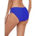 thumbnail image 3 of Ocean Blues Women's Strappy Bikini Swim Bottom Full Coverage Swimwear Bathing Suits, 3 of 6