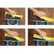 thumbnail image 3 of Recambios De Cabezal De Trapeador Esponja Absorbente, Cabezal De Trapeador, Almohadillas De Escoba -Paquete De 3 Almohadillas De Esponja De Repuesto Trapeador Gris, 3 of 5