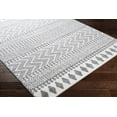 thumbnail image 6 of Livabliss Area Rugs for Living Room, 5x7 Cesar Global Gray Rug, Bedroom Dining Room Home Decor Stain Resistant Carpet (5'3" x 7'), 6 of 8