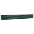 thumbnail image 4 of vidaXL Raised Bed Green 157.48 x 31.50 x 17.32 in Steel, 4 of 4