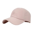 thumbnail image 2 of Quick Dry Hat Athletic Baseball Cap Lightweight Running & Golf Cap for Women Men Pink One Size, 2 of 3