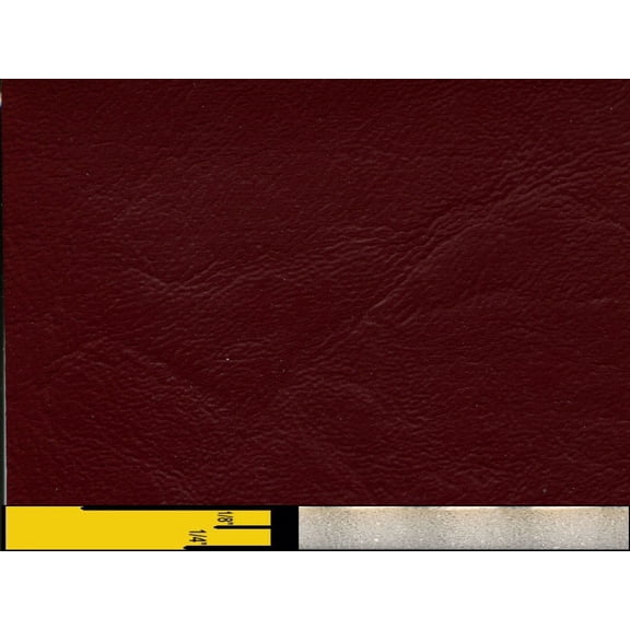 1/4" Foam Backed Marine Vinyl Upholstery Fabric Burgundy Red 54" Wide By the Yard Boat Auto