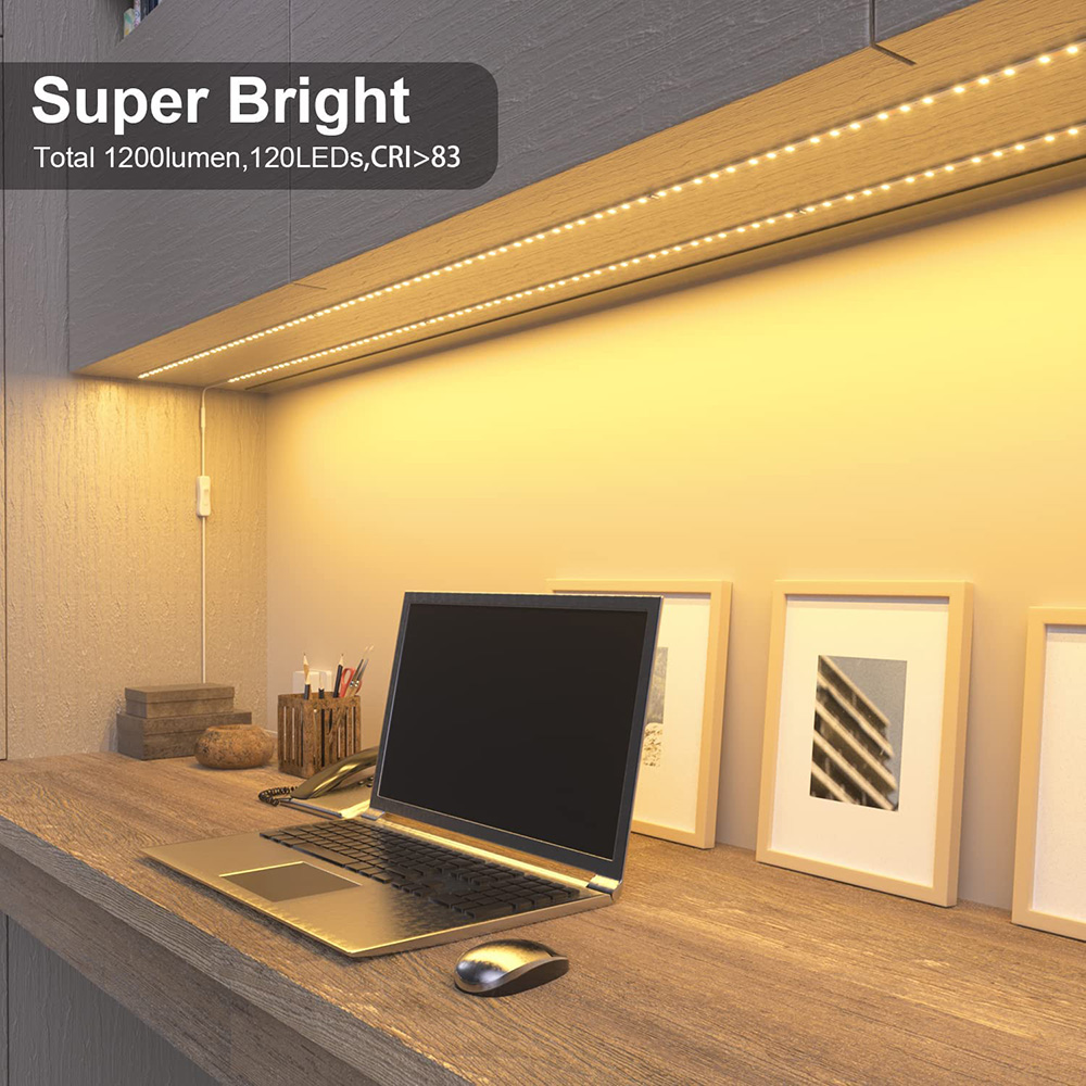 DYstyle Under LED Lighting kit 4 pcs 20inch LED Strip Lights