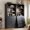 Black, variant on iSunirm 42.5'' Closet System with 8 Drawers, Walk-in Closet Organizers and Storage System with Shelves for Closet, Bedroom, Black, 2 Packs