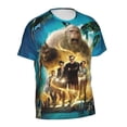 thumbnail image 4 of Goosebumps Shirt 3d Printed T Shirt Crewneck Short Sleeve Top Tees For Mens, 4 of 6