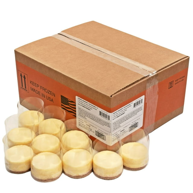 Member's Mark 3" New York Style Cheesecake, Frozen, Case, 40 ct.
