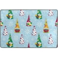 thumbnail image 4 of Dreamtimes Cute Christmas Gnome Non-Slip Area Rug 36"x24", Blue Snowflake Winter Floor Carpet Comfort Floor Mats Decor for Indoor Front Porch,Living Room, Bedroom,Kitchen, 4 of 7