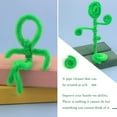 thumbnail image 6 of CCOCC 100 Pieces Pipe Cleaners Chenille Stem,Solid Color Pipe Cleaners Set for Pipe Cleaners DIY Arts Crafts Decorations,Chenille Stems Pipe Cleaners (Fruit Green), 6 of 7