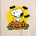 thumbnail image 3 of Peanuts - Snoopy Pumpkin Patch - Women's Lightweight French Terry Long Sleeve Shirt, 3 of 6