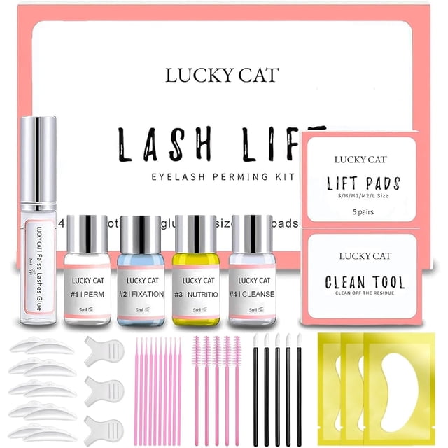 Kit de estiramiento de pestañas profesional LUCKY CAT 2025