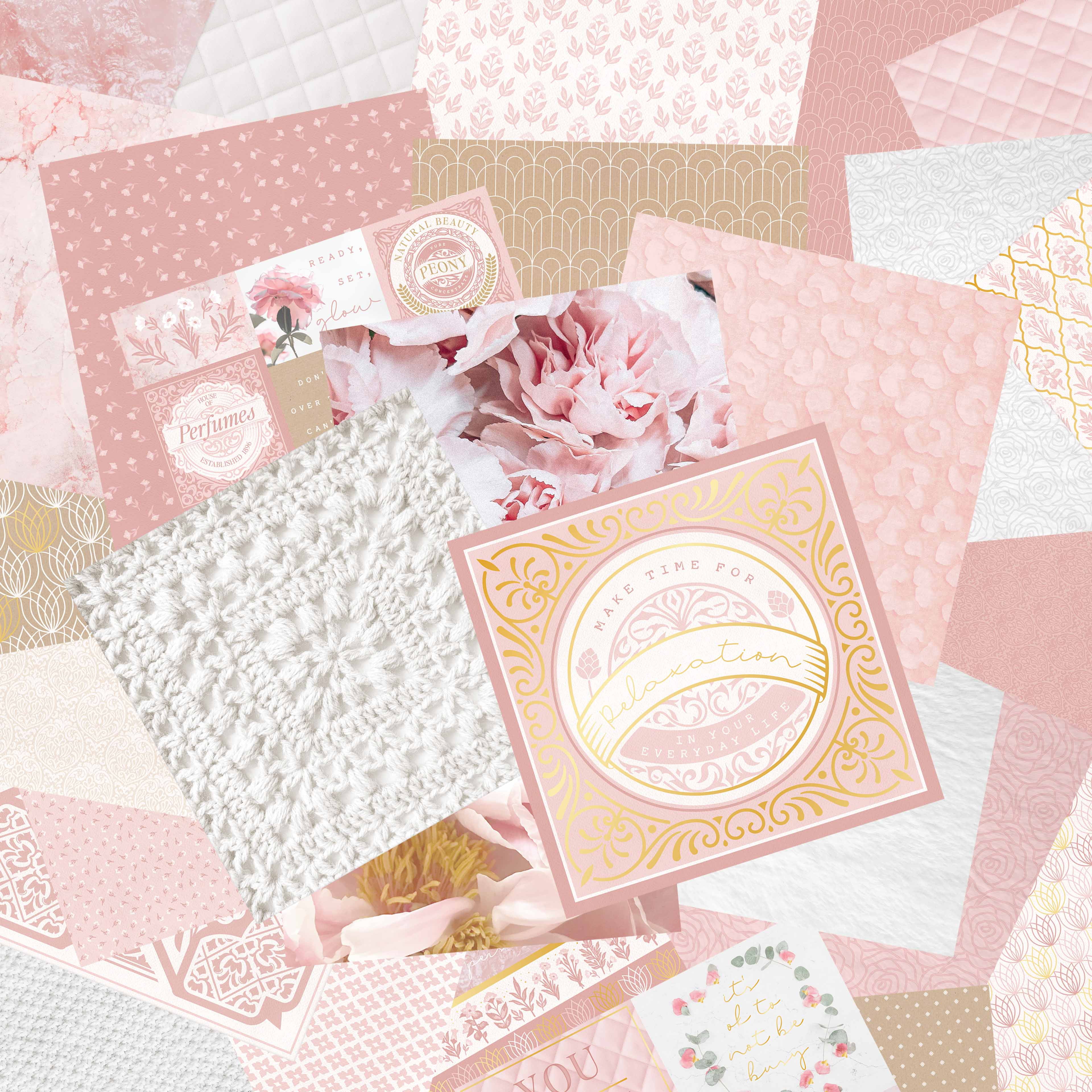 12" x 12" Soft Serenity Paper Pad by Recollections - Acid and Lignin Free Paper for Scrapbooks - Arts & Crafts - 6 Pack