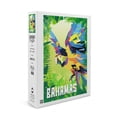 thumbnail image 2 of Bahamas, Macaw Flying in Jungle Scene, Vector Geometric (1000 Piece Puzzle, Size 19x27, Challenging Jigsaw Puzzle for Adults and Family, Made in USA), 2 of 4