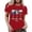 Red, variant on HCYSFG Women's 4th of July Top Crewneck Short Sleeve Glass Graphic Fashion 250th Anniversary USA T Shirts Patriotic Summer Activewear Tee